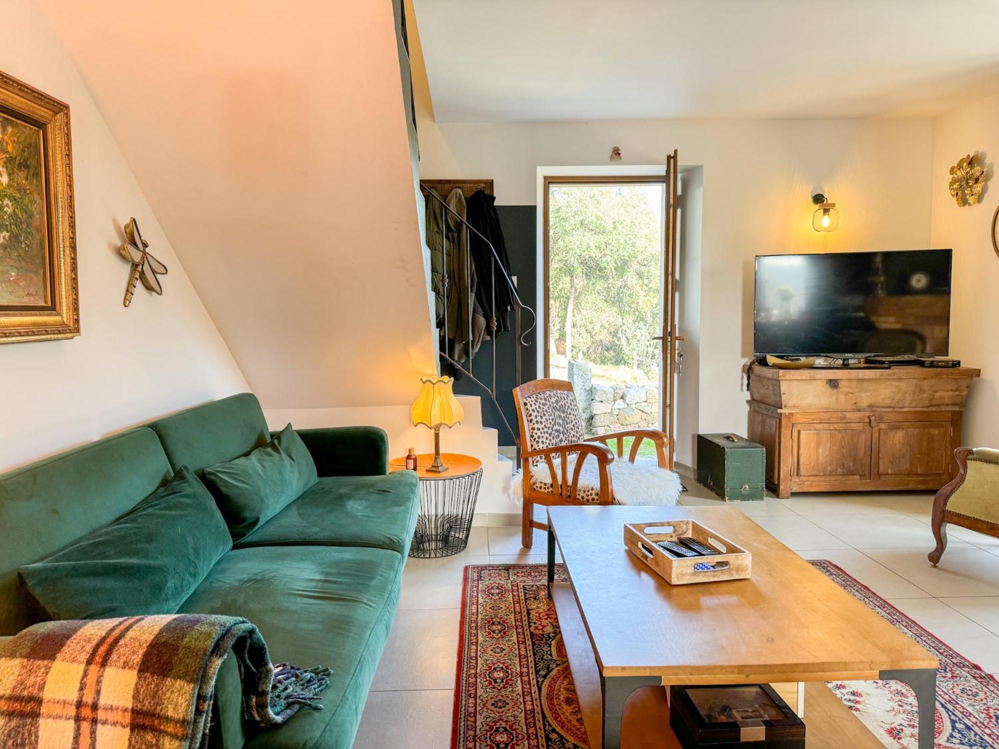Maison de campagne, deux chambres, vue sur les montagnes Sartène Extérieur photo