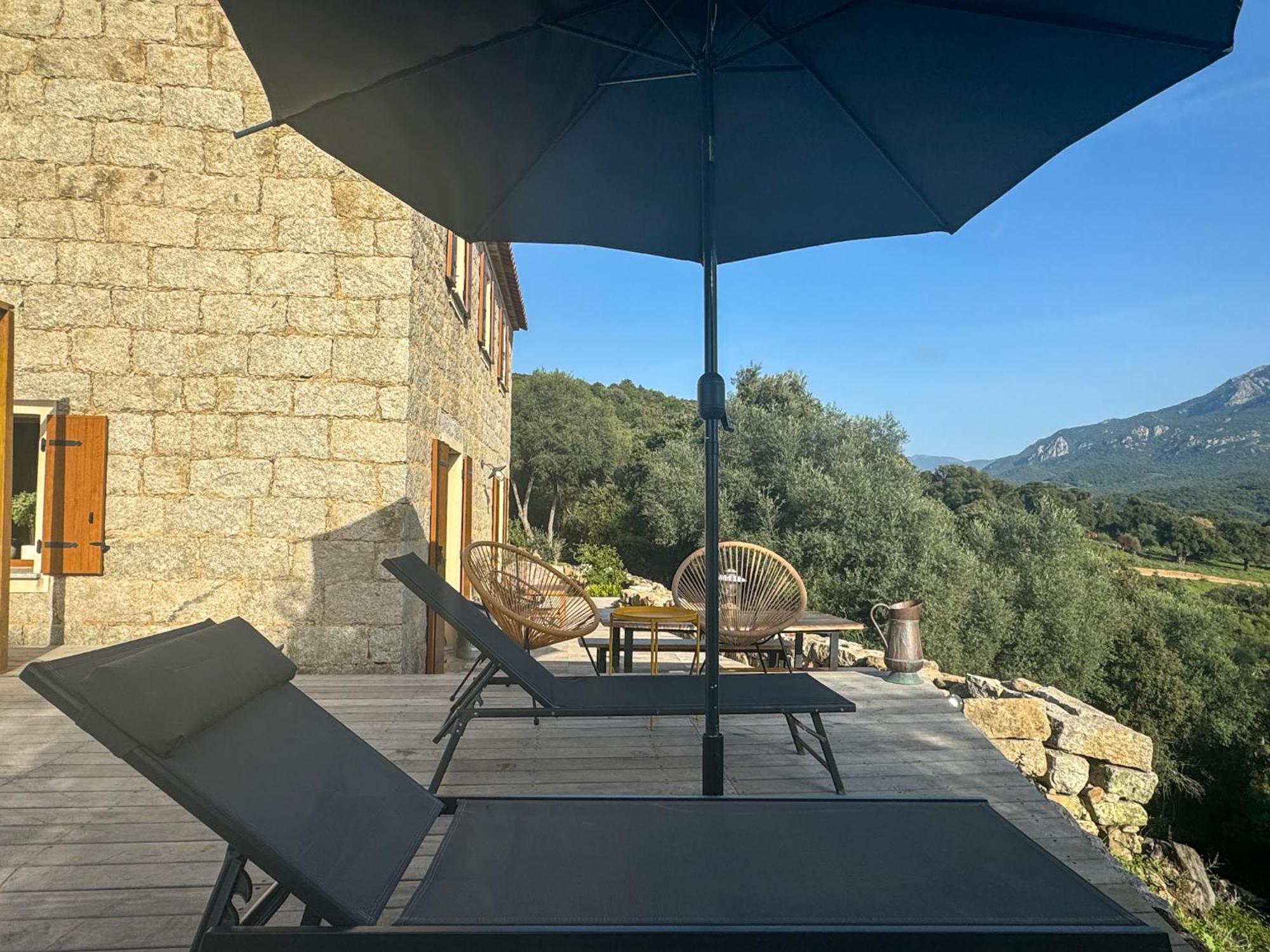 Maison de campagne, deux chambres, vue sur les montagnes Sartène Extérieur photo